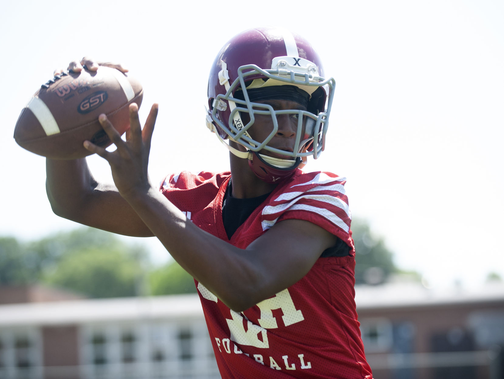 Trinity football practice